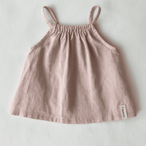 Lniany tank top dziecięcy SUNNY